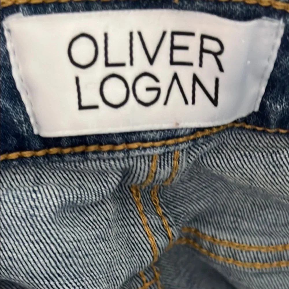 Oliver Logan High Rise Russel Split Flare Jeans Size 31 Inseam‎ 30”
